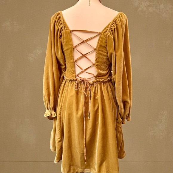 Daphne Velvet Mini Dress - Picture 5 of 11